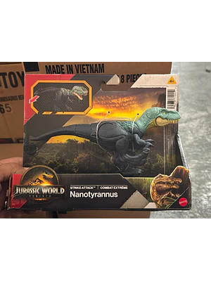 JURASSIC WORLD DINOSAURIO REBIRTH MORDIDA DE ATAQUE - NANO