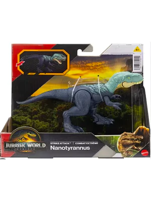 JURASSIC WORLD DINOSAURIO REBIRTH MORDIDA DE ATAQUE - NANO