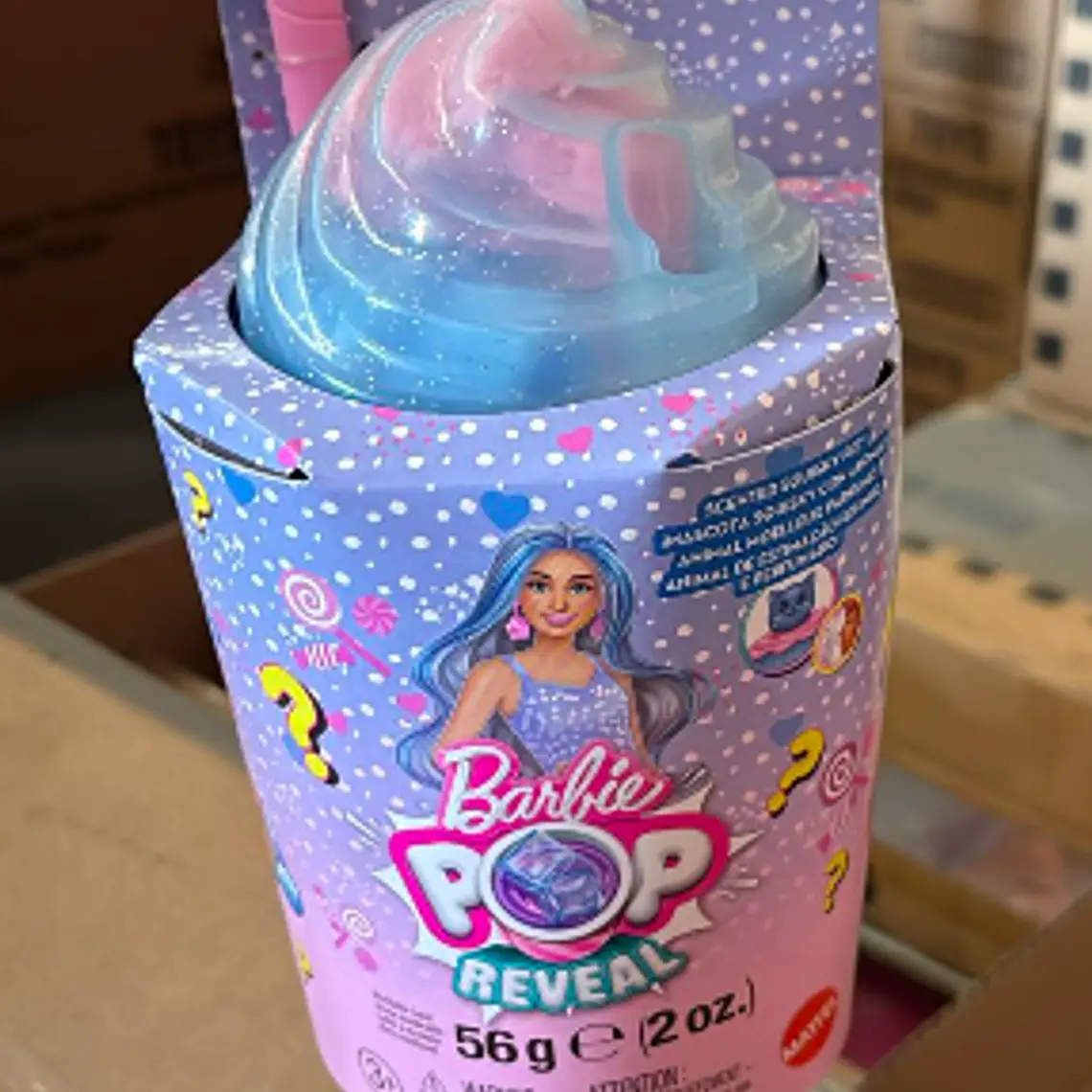 BARBIE POP REVEAL MUÑECA DULCES SORPRESAS - AZUL 1