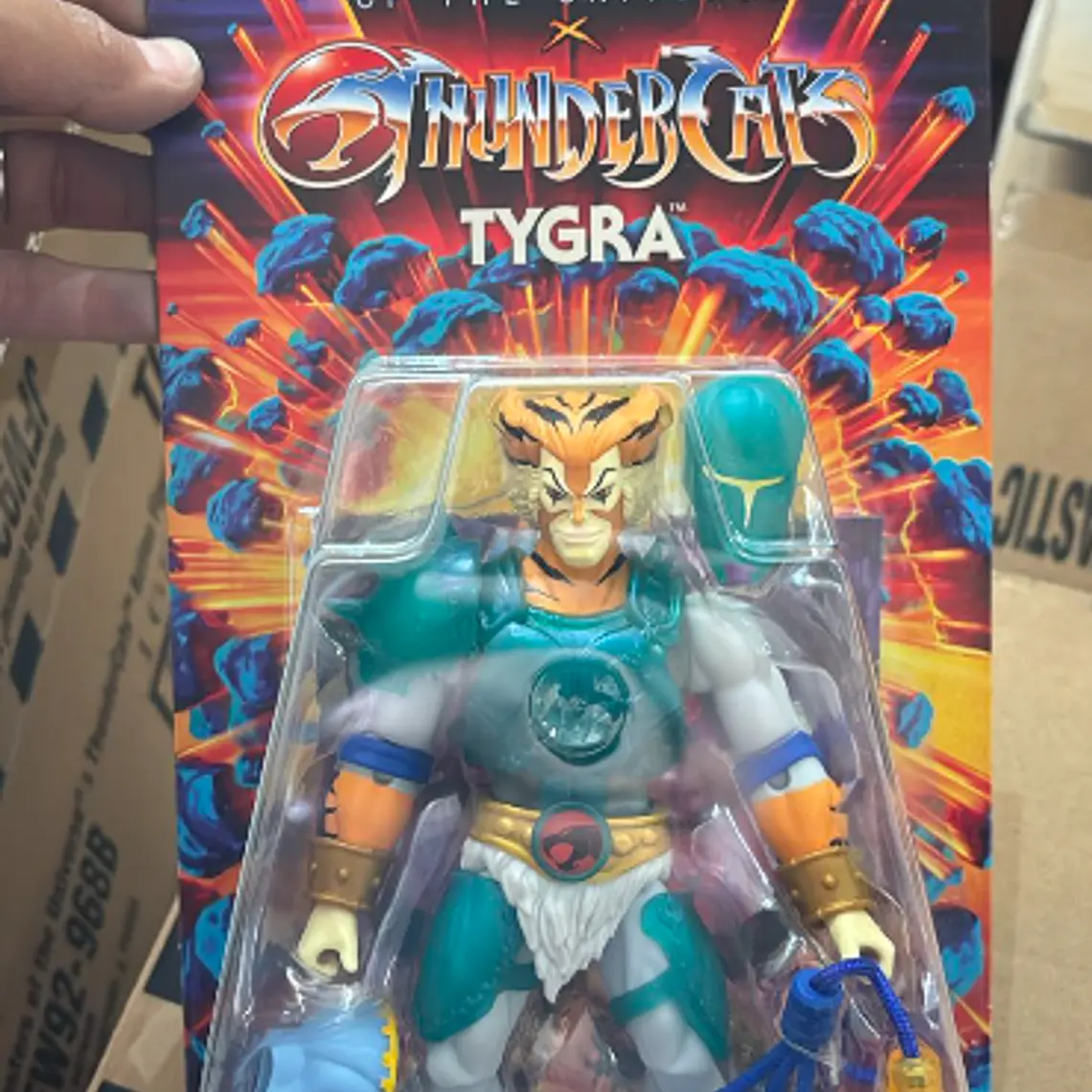 FIGURA THUNDERCATS MOTU 5.5 6 AÑOS EN ADELANTE - TYGRA 1
