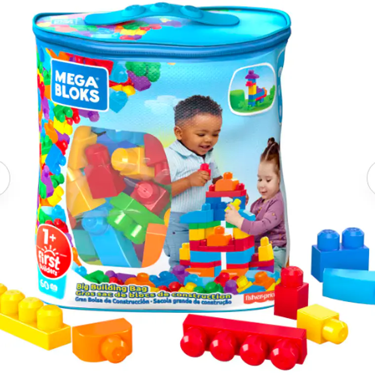 MEGA BLOKS BOLSA CLÁSICA CON 60 BLOQUES 2