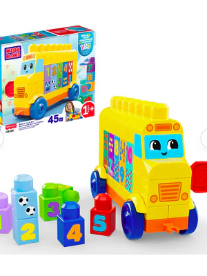 AUTOBÚS ARMA Y CUENTA MEGA BLOKS 1.5 AÑOS EN ADELANTE