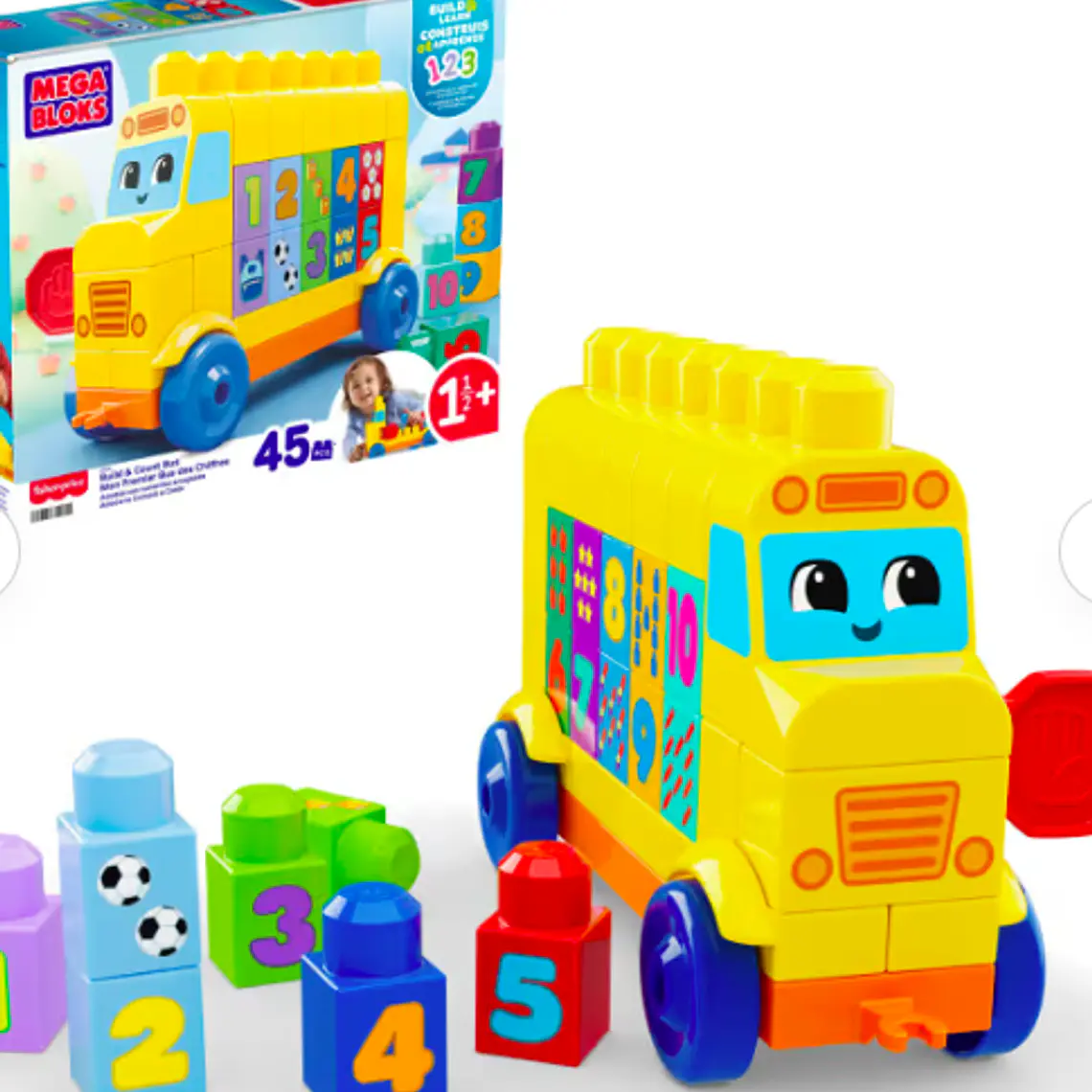 AUTOBÚS ARMA Y CUENTA MEGA BLOKS 1.5 AÑOS EN ADELANTE 2