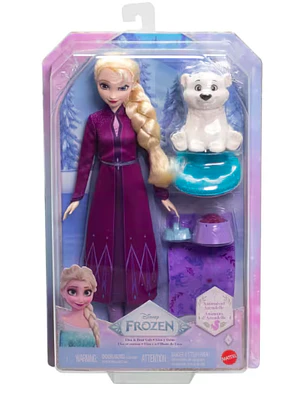 DISNEY FROZEN SET ELSA CON OSO BEBÉ