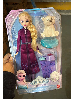 DISNEY FROZEN SET ELSA CON OSO BEBÉ