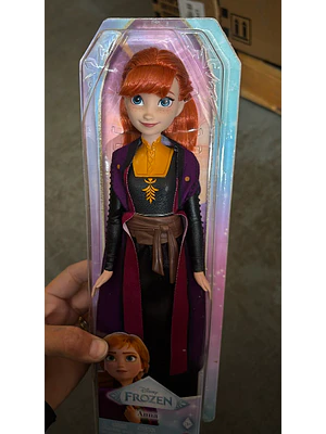 DISNEY FROZEN ELSA Y ANNA FROZEN I Y II - ANA MORADA