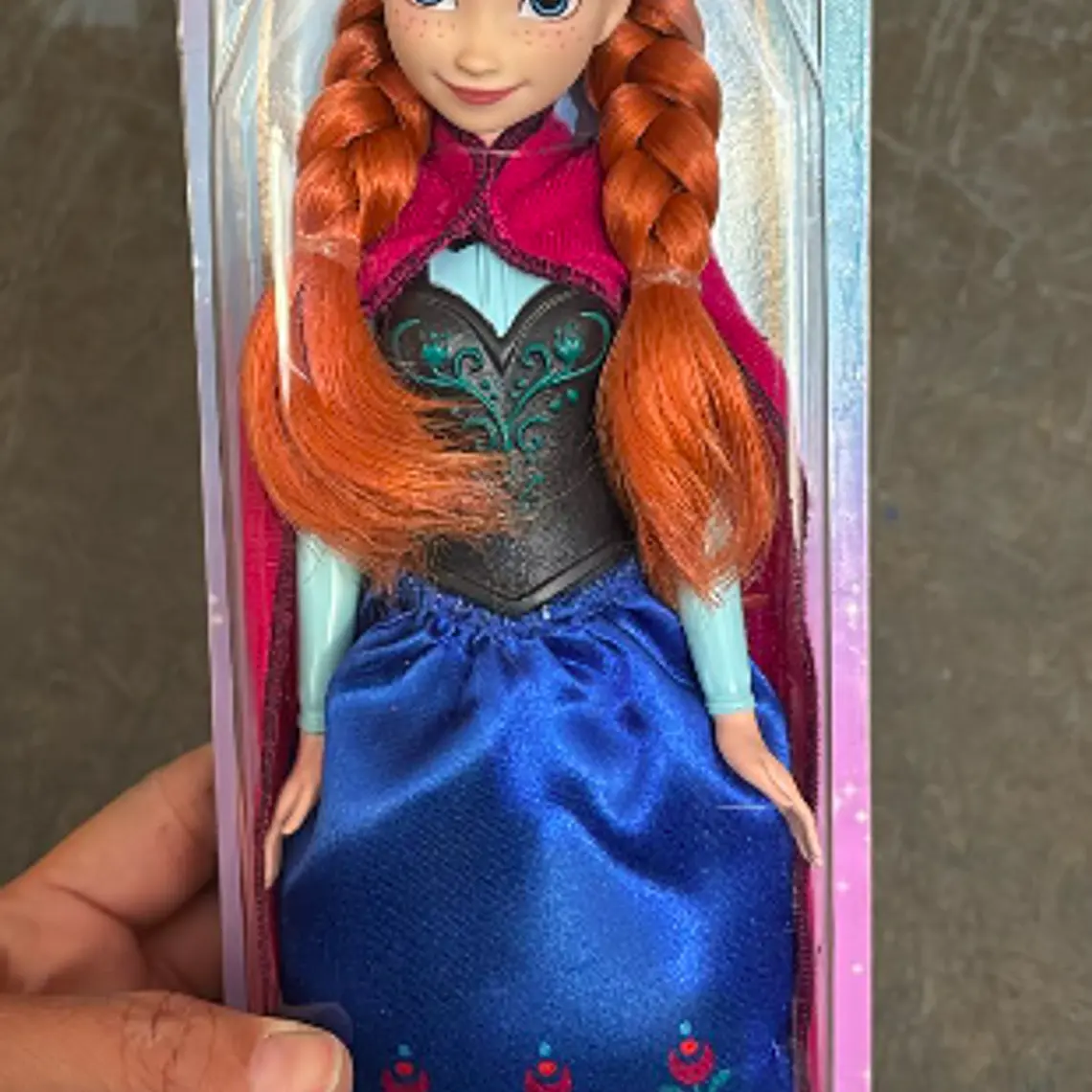 DISNEY FROZEN ELSA Y ANNA FROZEN I Y II - ANA AZUL 1