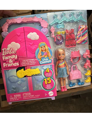 BARBIE SET DE JUEGO CLÓSET DE CHELSEA