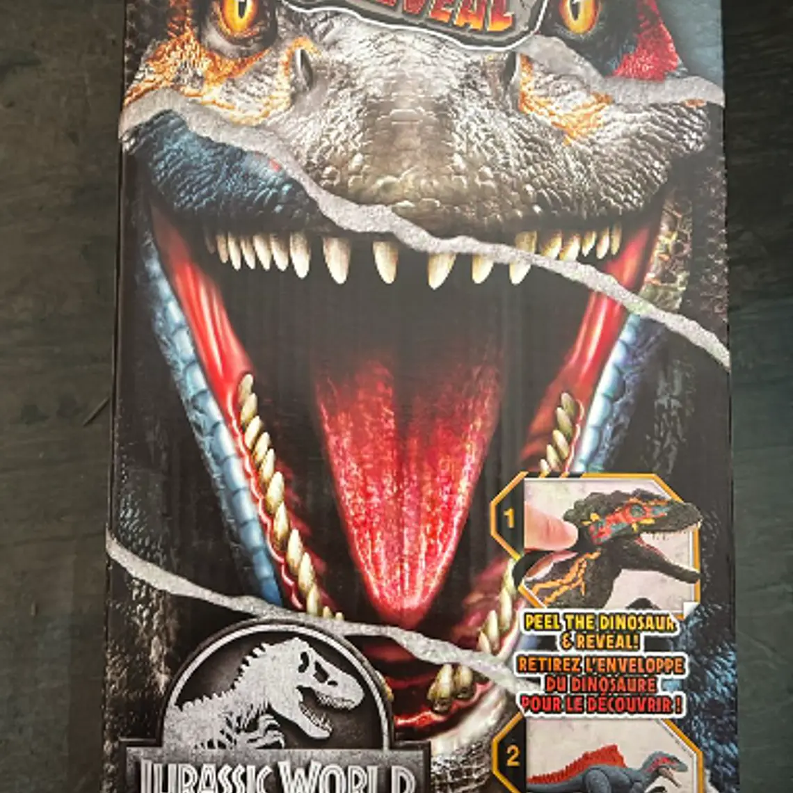 JURASSIC WORLD DINOSAURIO DE JUGUETE ESCALA GRANDE - AZUL 1