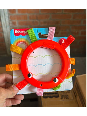 FISHER-PRICE AROS ACTIVIDADES ANIMALITOS NATURALEZA 3+ MESES - ROJO