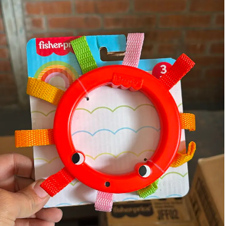 FISHER-PRICE AROS ACTIVIDADES ANIMALITOS NATURALEZA 3+ MESES - ROJO 1