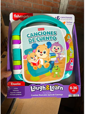 LIBRO CUENTOS Y RIMAS FISHER-PRICE 6 A 36 MESES
