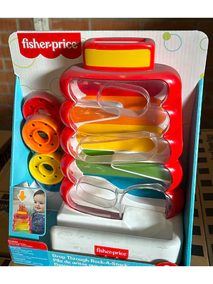 FISHER-PRICE APILADOR DROP THROUGH ROCK?A?STACK 9+ MESES