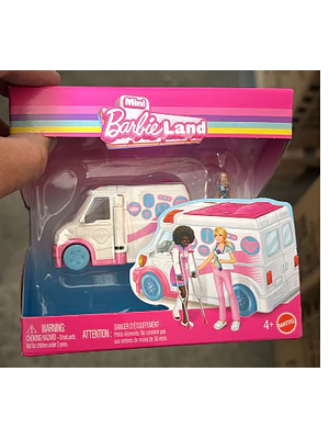 BARBIE MINI VEHÍCULOS Y SETS - AMBULANCIA