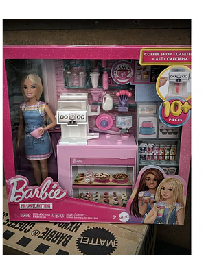 BARBIE SET DIVERSIÓN EN LA CAFETERÍA