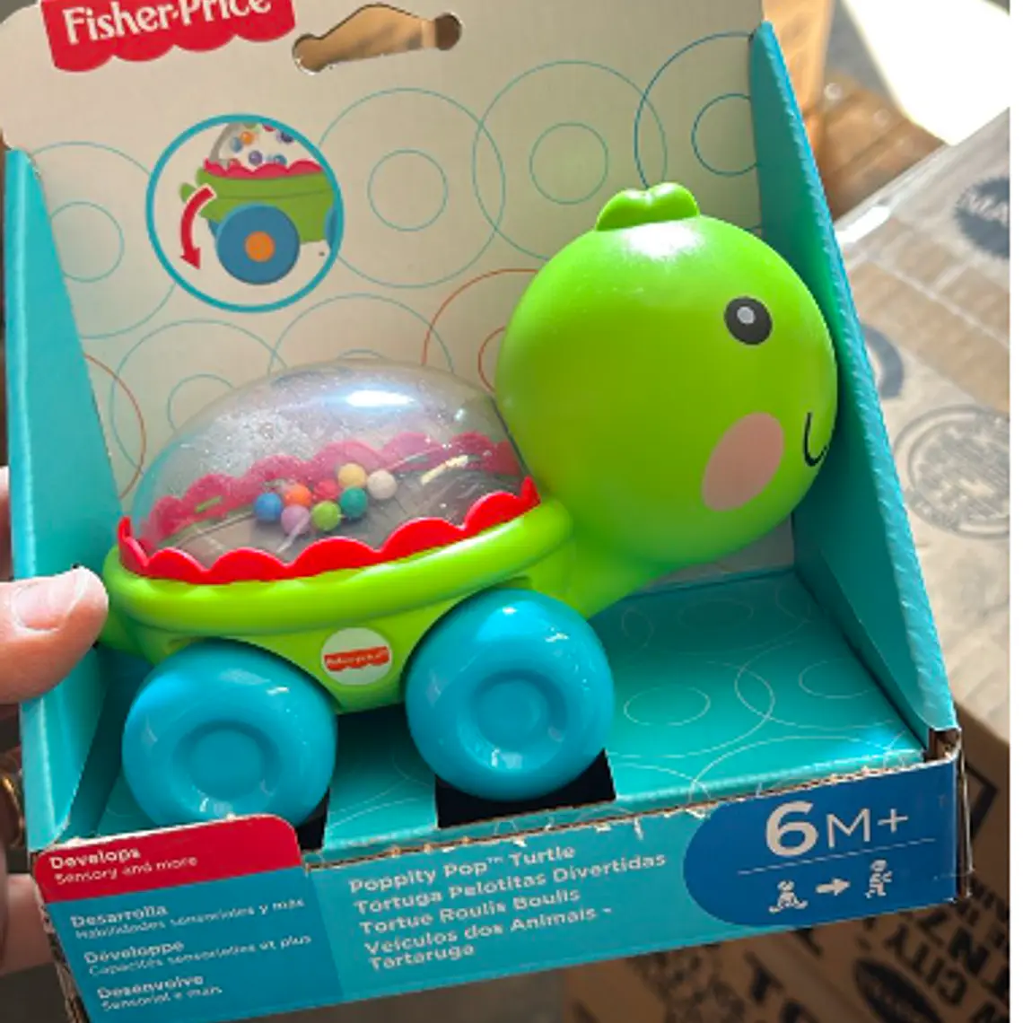 FISHER-PRICE ANIMALITOS PELOTITAS - TORTUGA 1