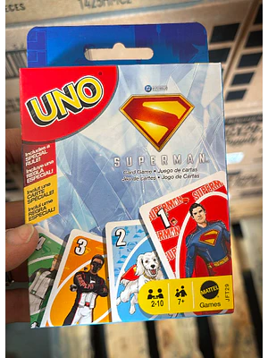 UNO JUEGO DE CARTAS SUPERMAN