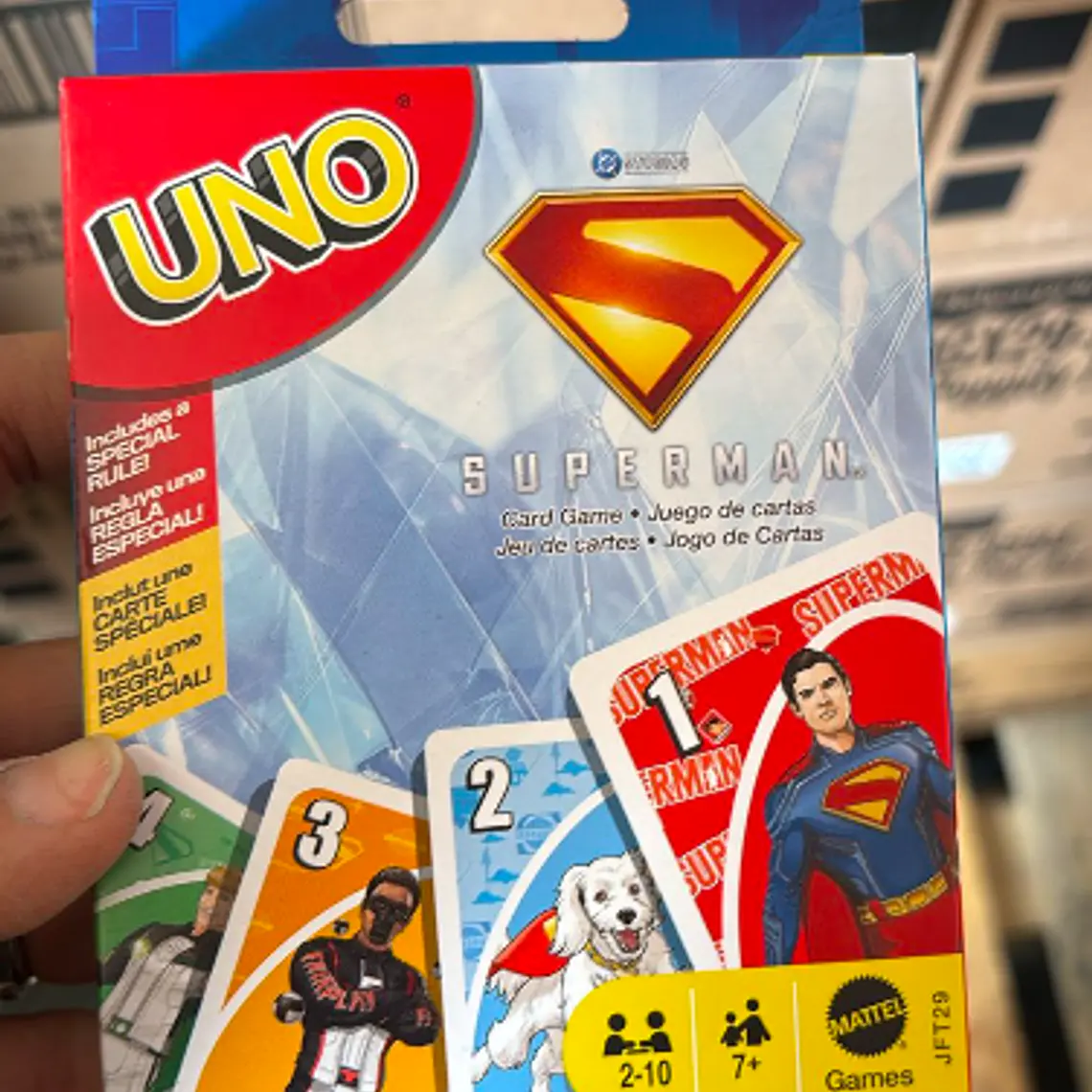 UNO JUEGO DE CARTAS SUPERMAN 1
