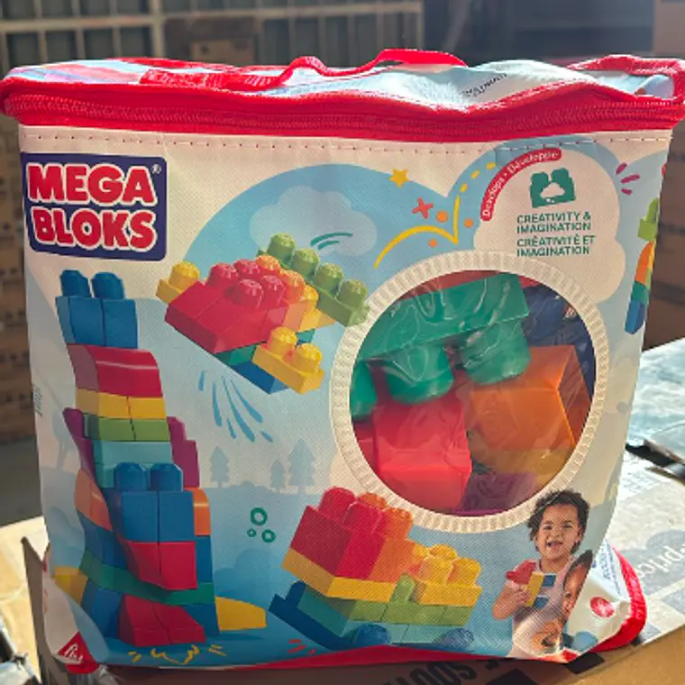 MEGA BLOKS BOLSA CLÁSICA CON 60 BLOQUES 1