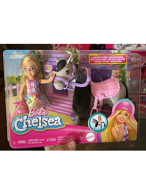 BARBIE SET CHELSEA PASEO EN PONY