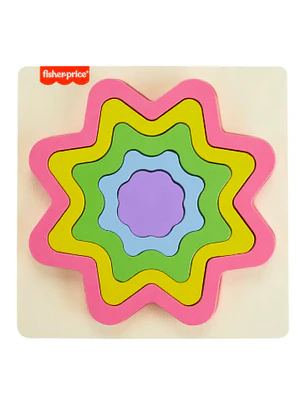 FISHER PRICE - ROMPECABEZAS DE ARCOÍRIS DE MADERA (PRODUCTO ALEATORIO)