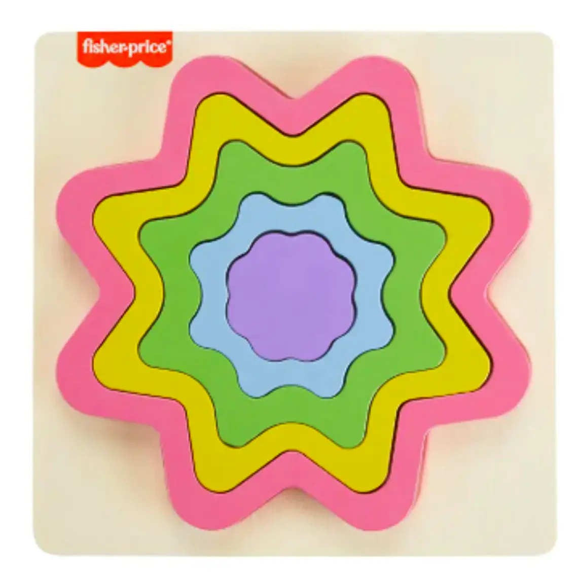 FISHER PRICE - ROMPECABEZAS DE ARCOÍRIS DE MADERA (PRODUCTO ALEATORIO) 2