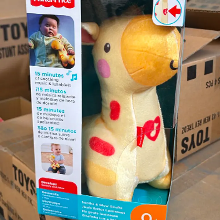 FISHER-PRICE JUGUETE PARA BEBÉS ANIMALITOS LUMINOSOS - JIRAFA 1