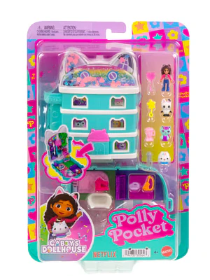 POLLY POCKET SET DE JUEGO COMPACTO GABBY'S DOLLHOUSE