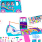 POLLY POCKET SET DE JUEGO AVENTURA SOBRE RUEDAS CON MASCOTAS - Miniatura 2