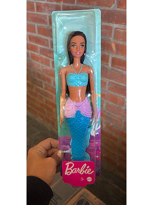 BARBIE MUÑECA SIRENA SORPRESA - CELESTE