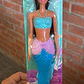 BARBIE MUÑECA SIRENA SORPRESA - CELESTE - Miniatura 1