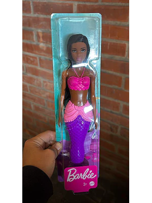 BARBIE MUÑECA SIRENA SORPRESA - MORADA