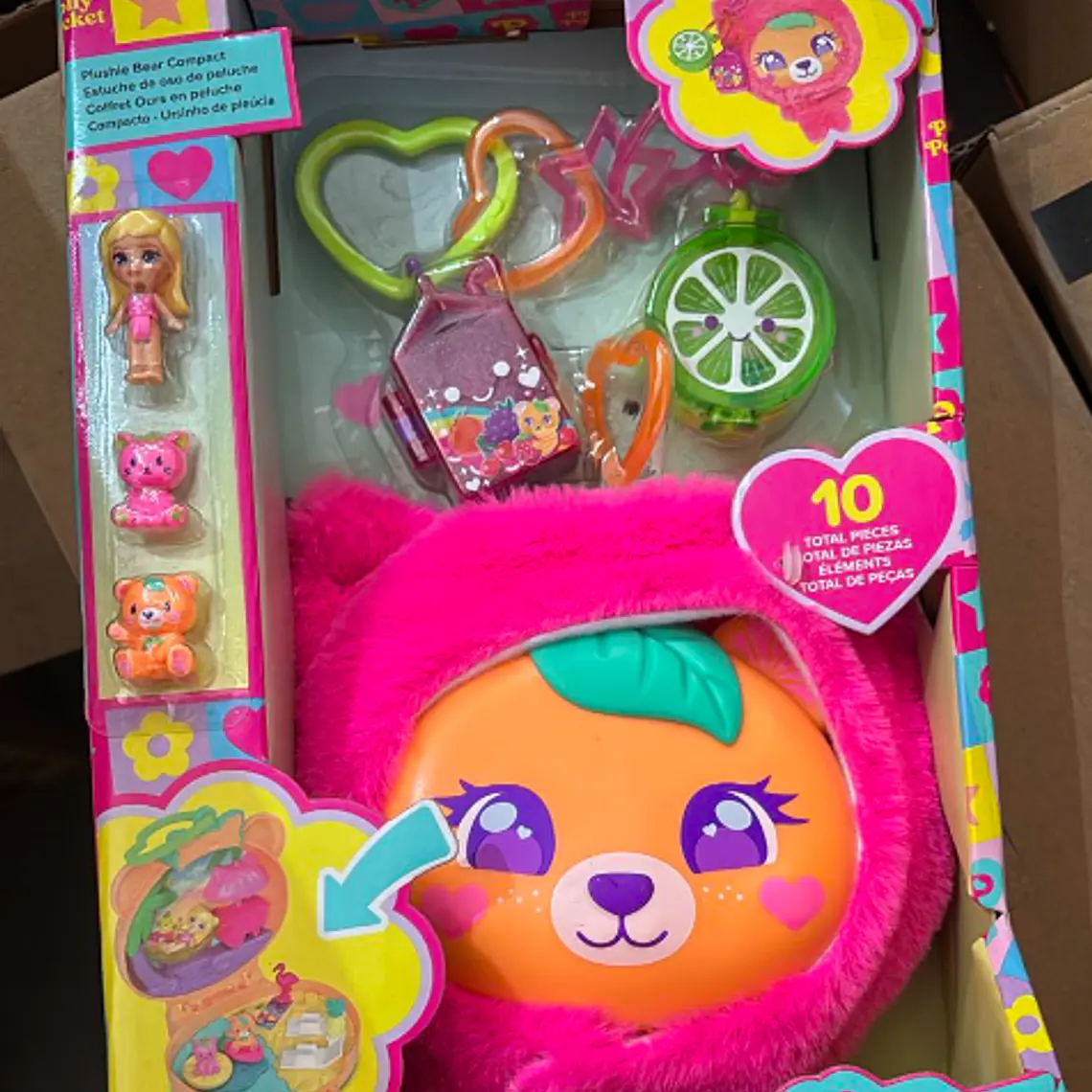 POLLY POCKET SET DE JUEGO COMPACTO OSITO DE PELUCHE 1