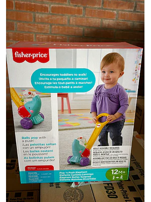 FISHER-PRICE JUGUETE PARA BEBÉS ELEFANTE CAMINA CONMIGO