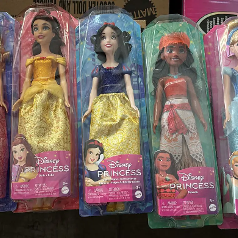 DISNEY PRINCESA MUÑECA FALDA CON BRILLOS (PRODUCTO ALEATORIO) 1