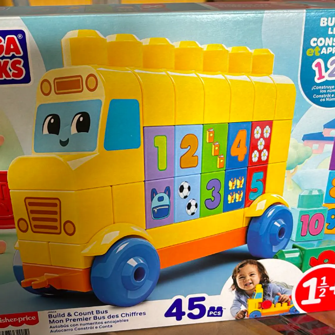 AUTOBÚS ARMA Y CUENTA MEGA BLOKS 1.5 AÑOS EN ADELANTE 1