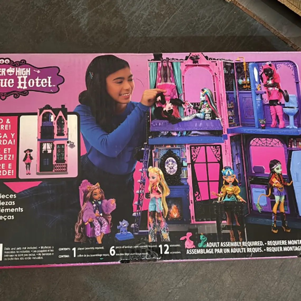 MONSTER HIGH CASA DE MUÑECAS HOTEL BOO-TIQUE 1