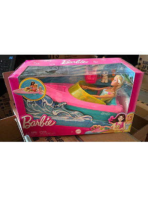 BARBIE SET DE JUEGO BOTE ACUÁTICO CON MUÑECA