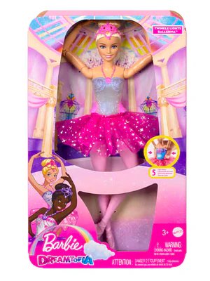BARBIE MUÑECA BAILARINA LUCES BRILLANTES