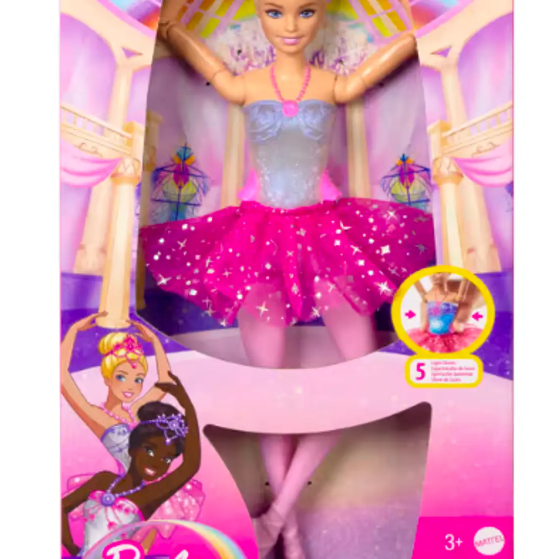 BARBIE MUÑECA BAILARINA LUCES BRILLANTES 2