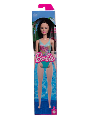 BARBIE MUÑECA DE PLAYA SORPRESA -CELESTE