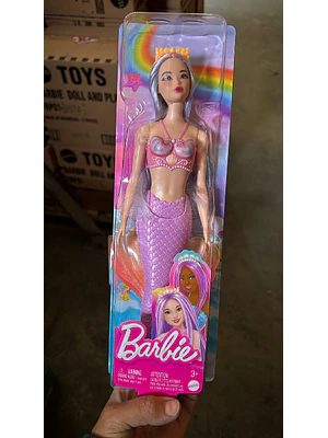 BARBIE SIRENAS CON CABELLO DE COLORES - MORADO