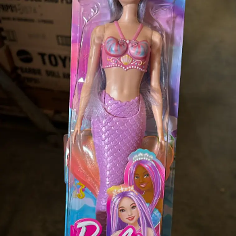 BARBIE SIRENAS CON CABELLO DE COLORES - MORADO 1