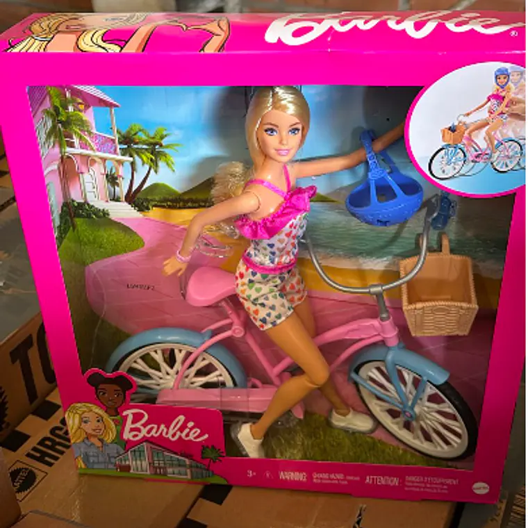 BARBIE SET DE JUEGO BICICLETA CON MUÑECA 1