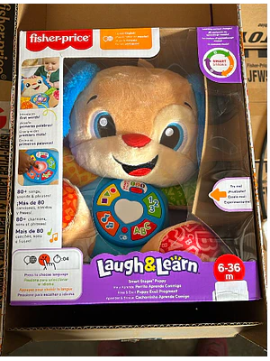 FISHER-PRICE PERRITO APRENDE CONMIGO (IDIOMA INGLÉS)