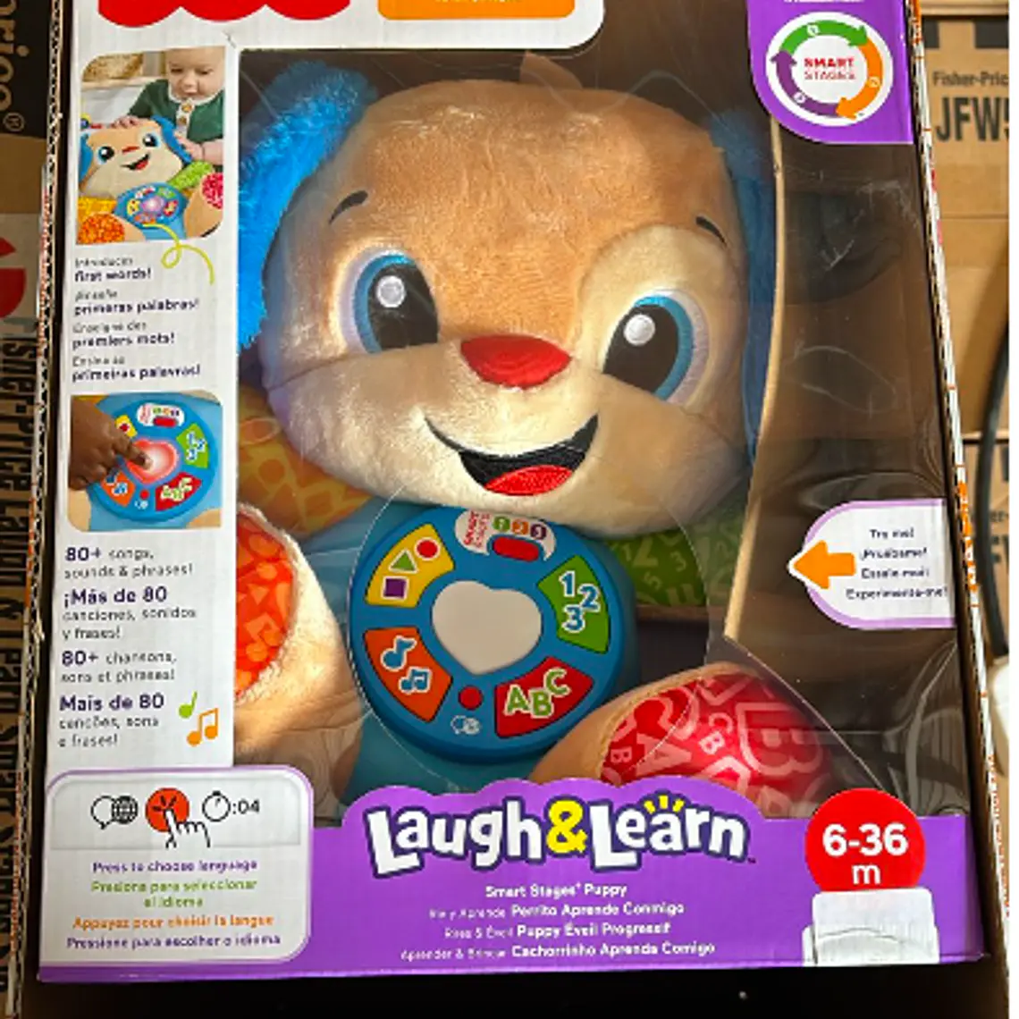 FISHER-PRICE PERRITO APRENDE CONMIGO (IDIOMA INGLÉS) 1