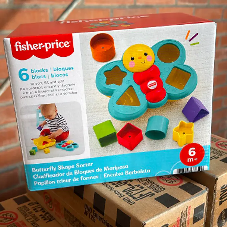 FISHER-PRICE MARIPOSA DE BLOQUES 1