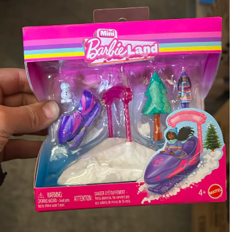BARBIE MINI VEHÍCULOS Y SETS - NIEVE 1