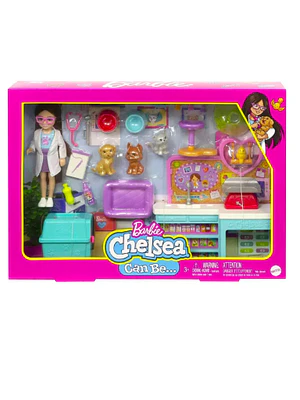 BARBIE SET JUEGO CHELSEA VETERINARIA
