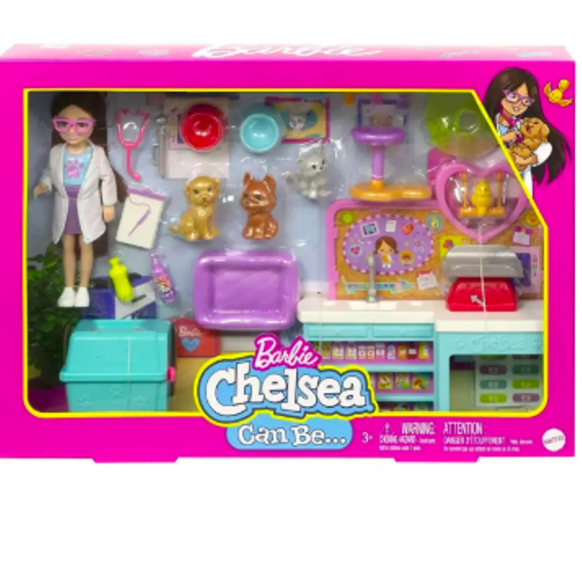BARBIE SET JUEGO CHELSEA VETERINARIA 2